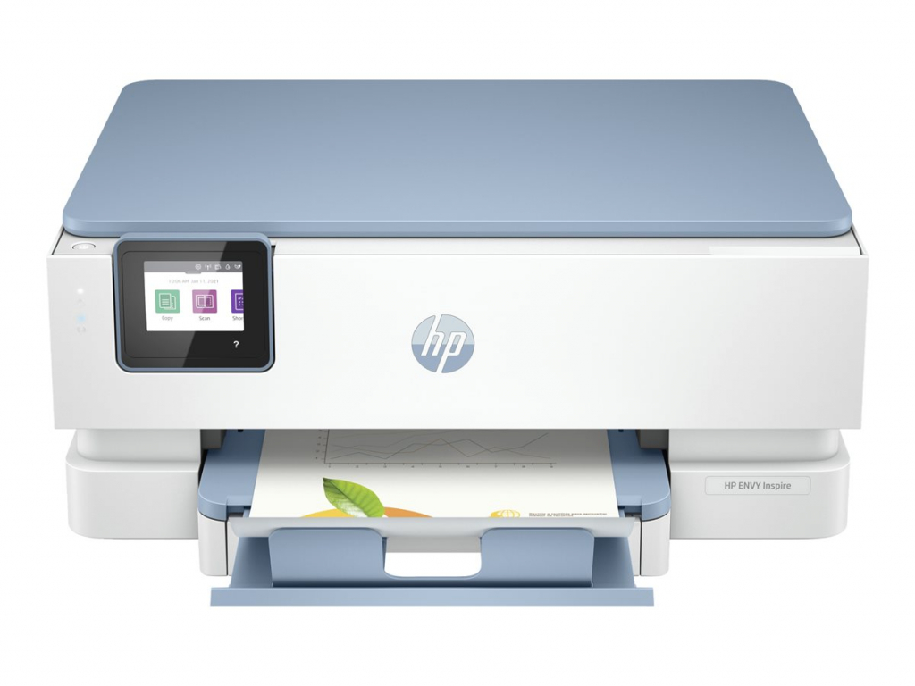 Мултифункционално у-во HP ENVY Inspire 7221e AiO Print Scan Copy EMEA Surf Blue Printer 15ppm-10ppmна ниска цена с бърза доставка - BestPC.BG