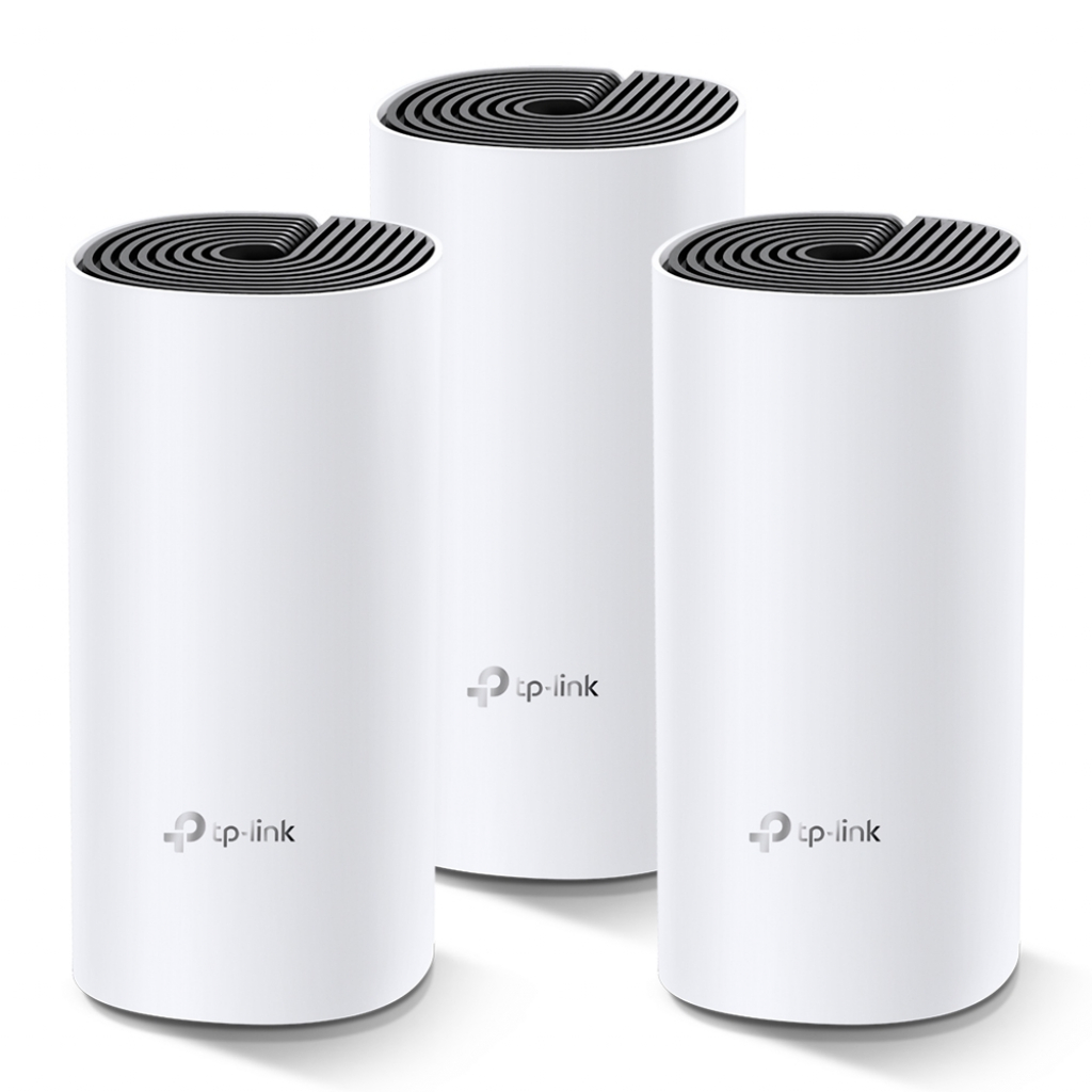 Точка за достъп Безжичен рутер TP-LINK Deco M4(3-pack), AC1200, 2xGbE, MU-MIMOна ниска цена с бърза доставка - BestPC.BG