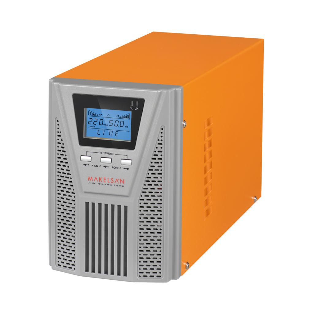 Непрекъсваемо захранване (UPS) UPS Makelsan 1kVA- 900W Powerpack SE, Online ТЗИ, 2x 12V7Ahна ниска цена с бърза доставка - BestPC.BG