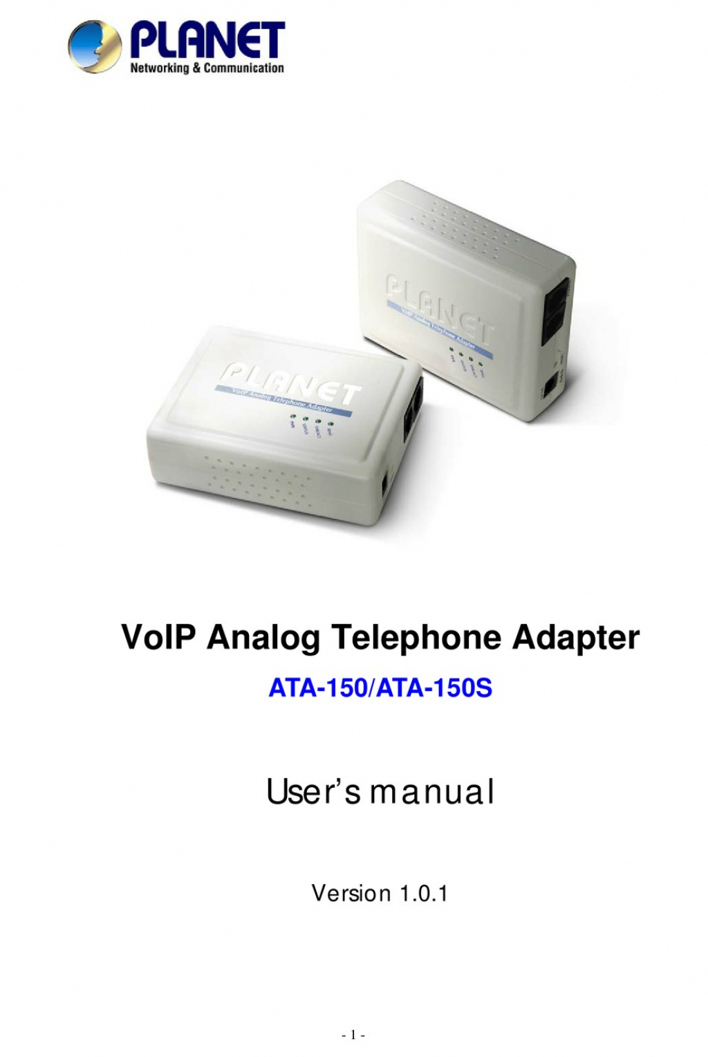 VoIP шлюз Planet, 2x SIP ATA - 1x RJ45, 2x RJ11, T.38 FoIP, TR-069, SNMPна ниска цена с бърза доставка - BestPC.BG