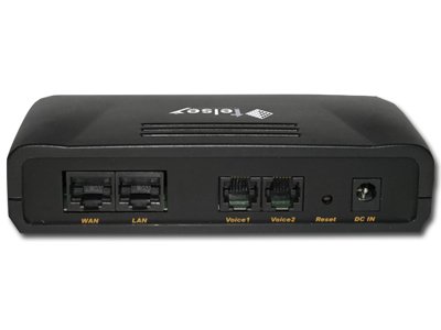 VoIP шлюз Telsey CPEXX-TE10T, TA200, 1x WAN, 1x LAN, 2x PSTNна ниска цена с бърза доставка - BestPC.BG