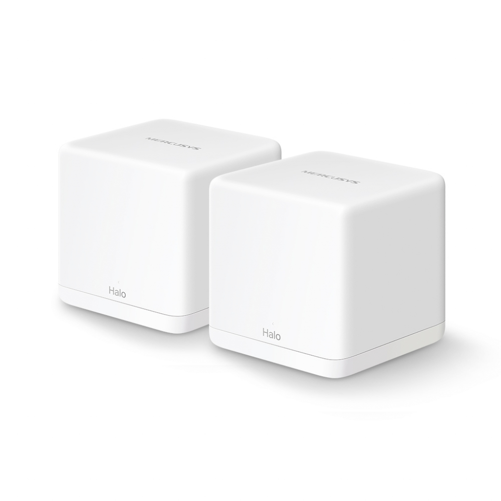 Безжични WiFi Mesh системa Безжичен рутер Mercusys Halo H30G(2-pack), AC1300, 2x1000Mbps порта, Home Meshна ниска цена с бърза доставка - BestPC.BG