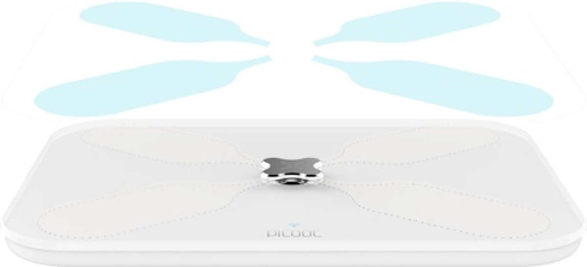 Кантар Picooc S3, smart, WiFi, bluetooth, 150 кг., App, бялна ниска цена с бърза доставка - BestPC.BG