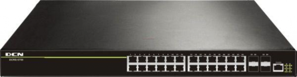Комутатор/Суич Switch DCN DCRS-5750-28T, 28-port 20x10-100-1000 + 4xGE Combo + 2x 10GEна ниска цена с бърза доставка - BestPC.BG