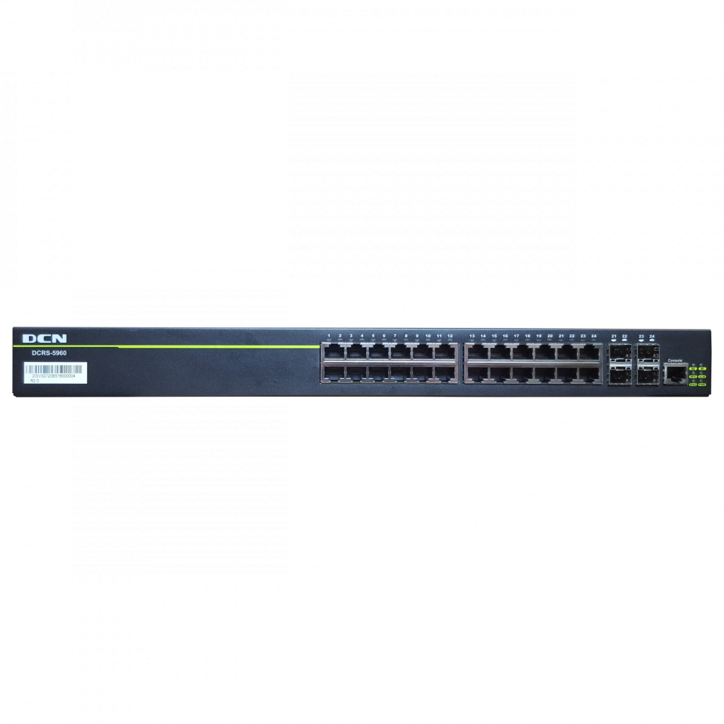 Комутатор/Суич Комутатор DCN DCRS-5960-28T-AC, 28-port 20x10/100/1000 + 4xGEна ниска цена с бърза доставка - BestPC.BG