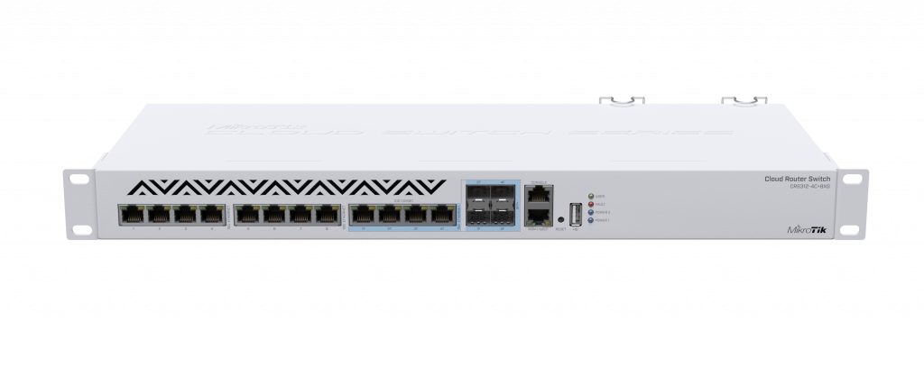 Комутатор/Суич Switch MikroTik CRS312-4C+8XG-RM, 8x 1G-10G RJ45, 4x combo RJ45-10G SFP+на ниска цена с бърза доставка - BestPC.BG