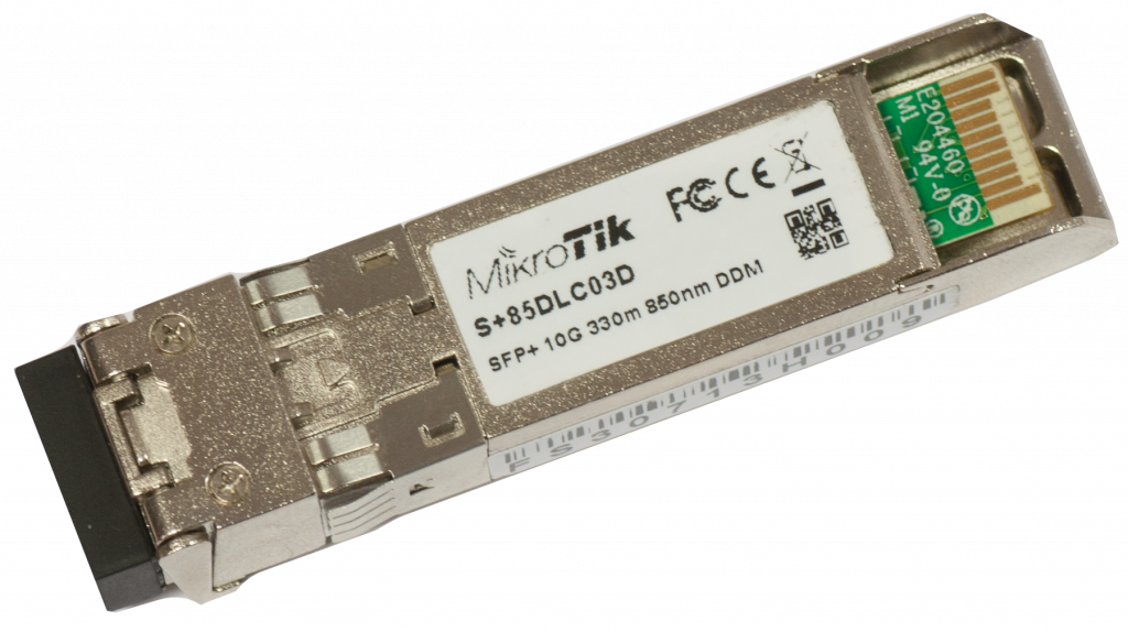 SFP Модул Оптичен модул MikroTik S+85DLC03D, 10G SFP+, MM, 300m, 850nm, LCна ниска цена с бърза доставка - BestPC.BG