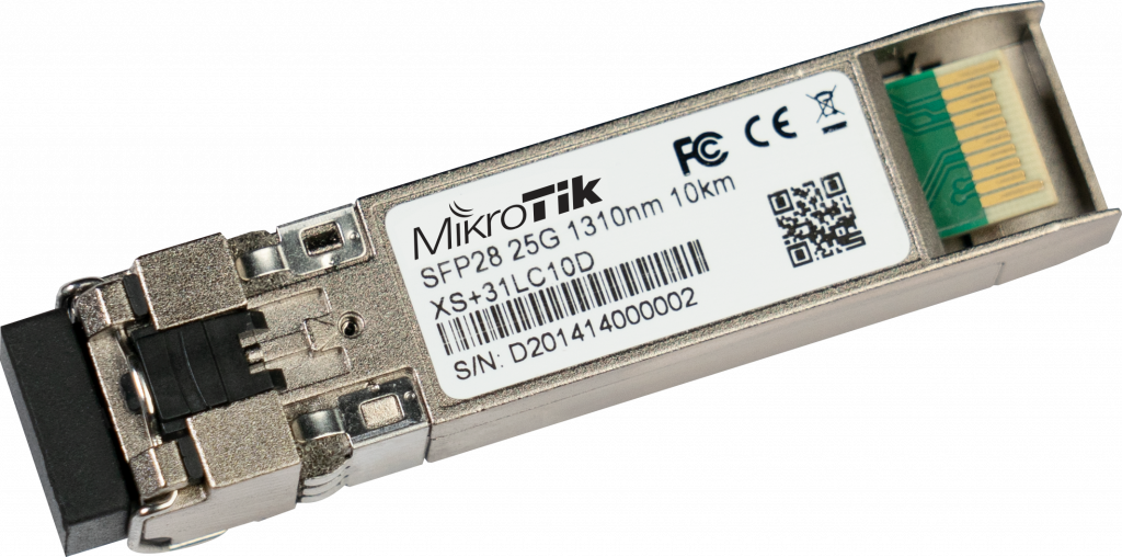 SFP Модул Оптичен модул MikroTik XS+31LC10D, SFP/SFP+/SFP28
SM, 10km, 1310nmна ниска цена с бърза доставка - BestPC.BG