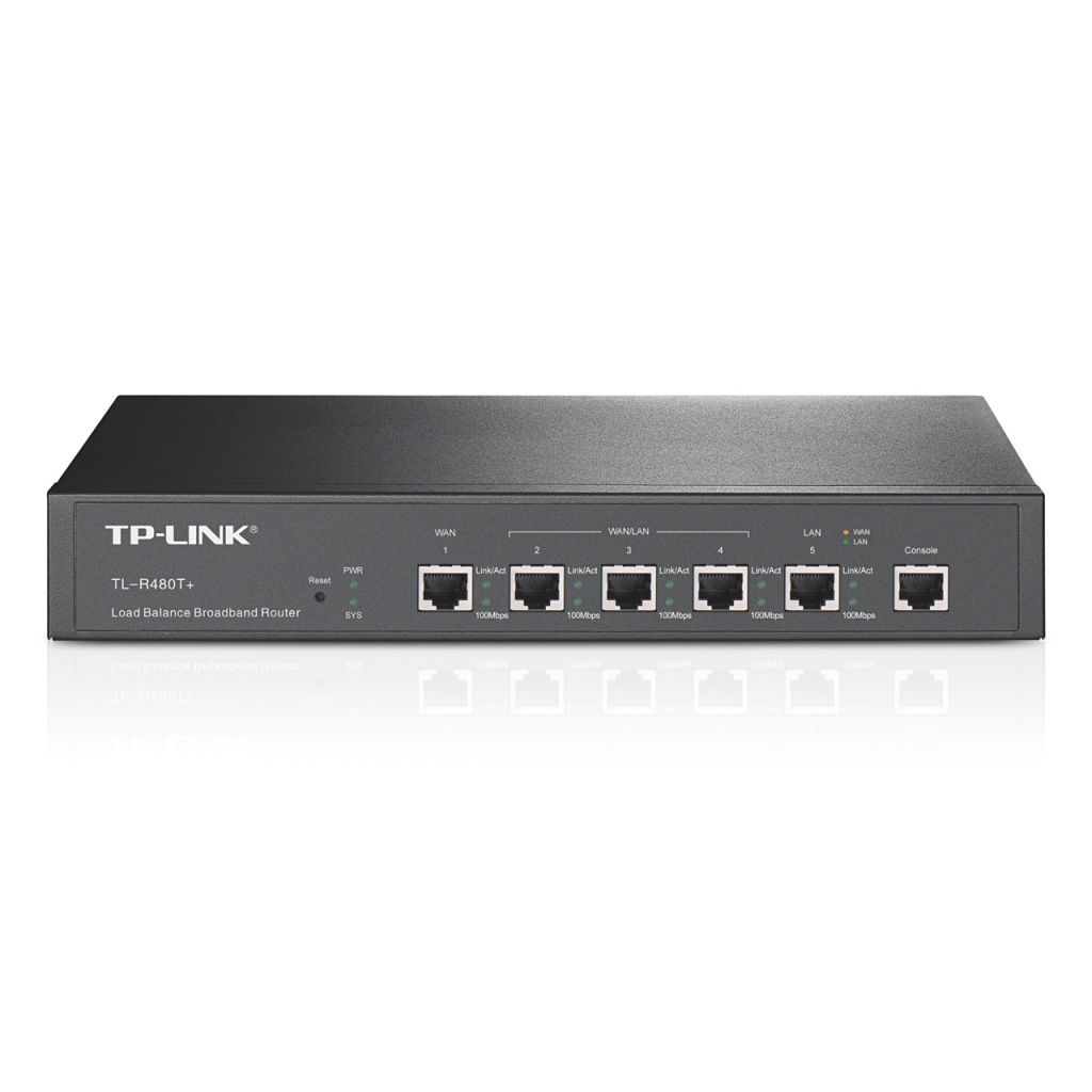 Рутер/Маршрутизатор Рутер TP-LINK TL-R480T+, 5-порта 10-100Mbps, 400MHz процесор, 4x WAN портана ниска цена с бърза доставка - BestPC.BG