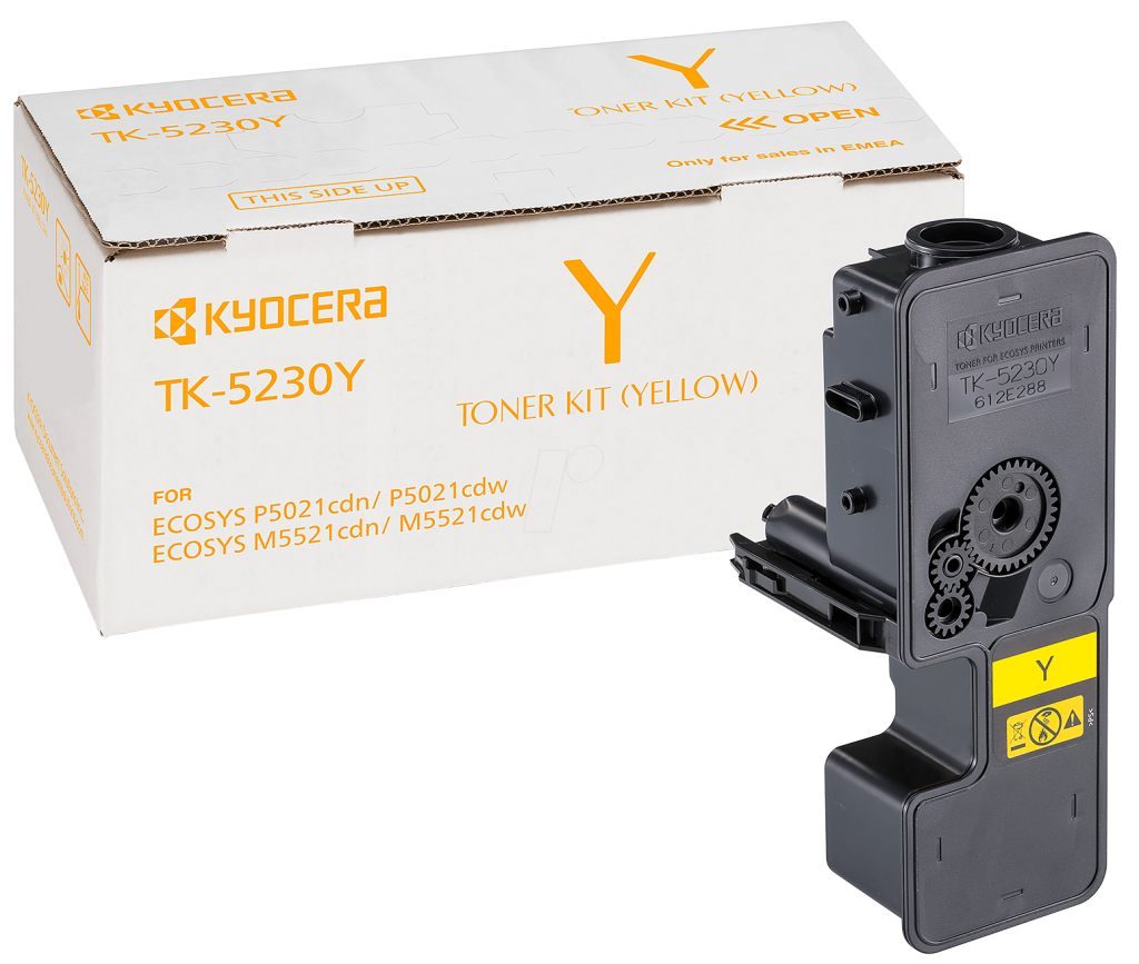 Тонер касета Kyocera TK-5230Y, жълтана ниска цена с бърза доставка - BestPC.BG