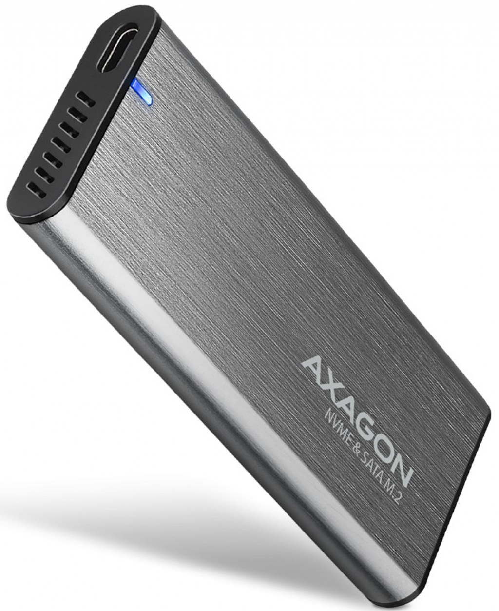 Кутия/Чекмедже за HDD AXAGON EEM2-SG2 USB-C 3.2 Gen 2 - M.2 NVMe - SATA SSD 30-80mm ALU boxна ниска цена с бърза доставка - BestPC.BG