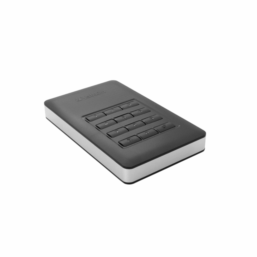 HDD външен Verbatim Външен HDD твърд диск Store'n'Go Secure, 2 TB, черенна ниска цена с бърза доставка - BestPC.BG
