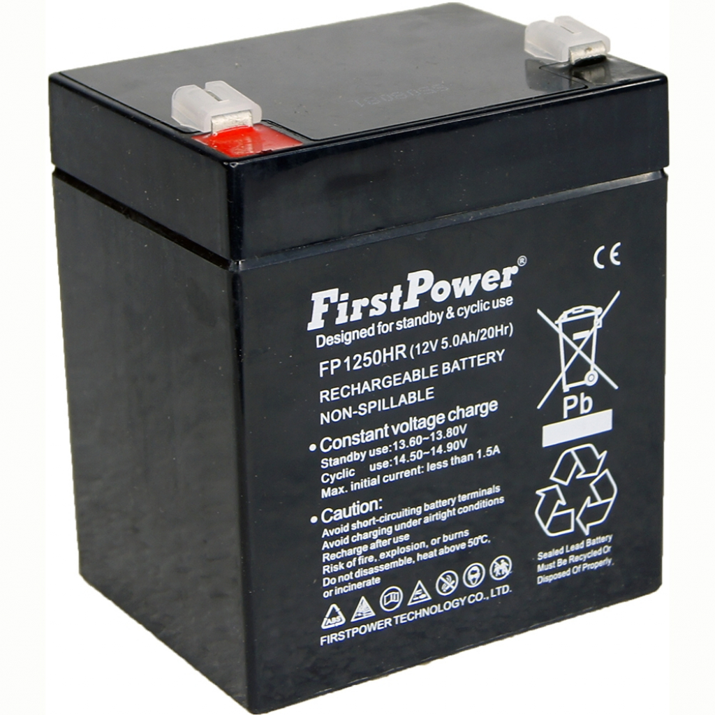Акумулаторна батерия FirstPower FP5-12 - 12V 5Ah F2на ниска цена с бърза доставка - BestPC.BG