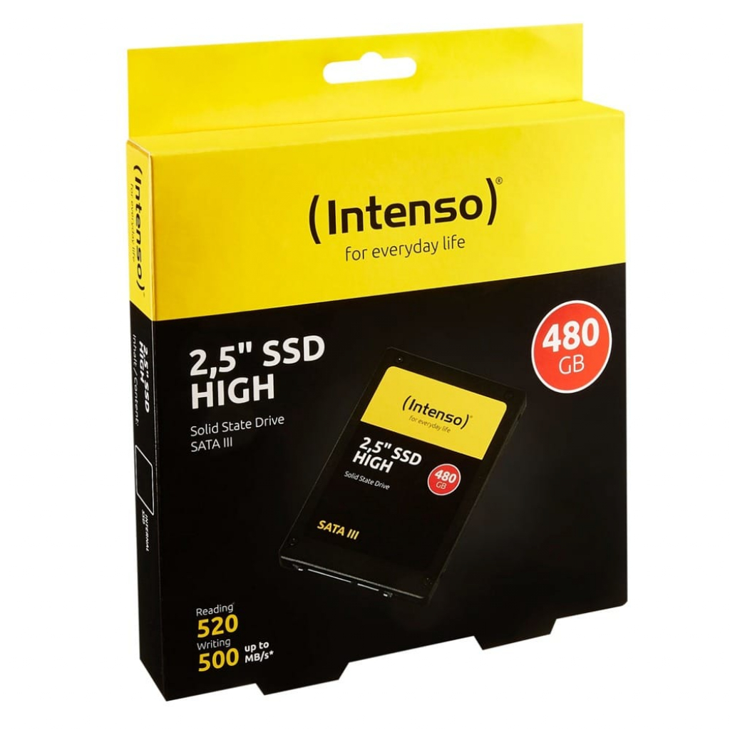 SSD SSD INTENSO High 480GBна ниска цена с бърза доставка - BestPC.BG