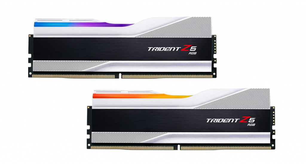 Памет G.SKILL Trident Z5 Silver RGB 32GB(2x16GB) DDR5 PC5-48000 6000MHzна ниска цена с бърза доставка - BestPC.BG