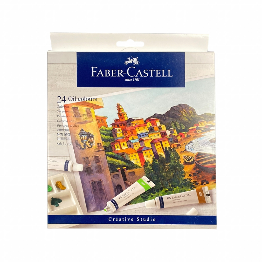Faber-Castell Маслени бои, в тубички, 24 цвята, 9 mlна ниска цена с бърза доставка - BestPC.BG