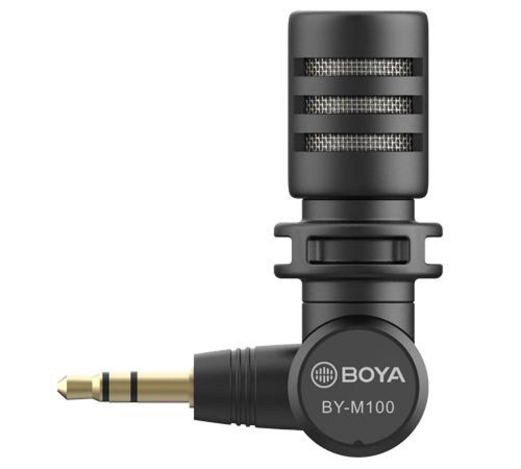Микрофон Микрофон BOYA BY-M100 компактен, 3.5mm жакна ниска цена с бърза доставка