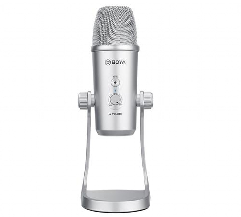 Микрофон Настолен микрофон BOYA BY-PM700SP, USB-A-USB-C-Lightningна ниска цена с бърза доставка