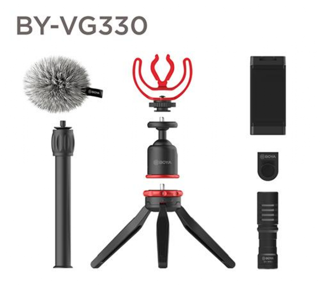 Микрофон Комплект Vlogger Kit BOYA BY-VG330на ниска цена с бърза доставка
