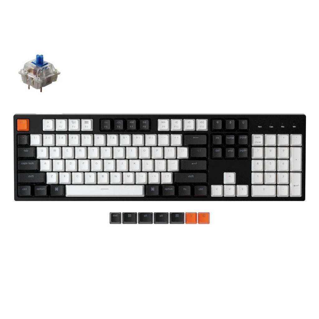 Клавиатура Геймърска Механична клавиатура Keychron C2 Hot-Swappable Full-Sizeна ниска цена с бърза доставка
