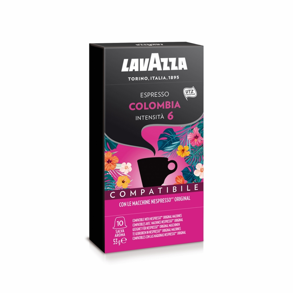 Продукт Lavazza Кафе капсула Nespresso standard, Espresso Colombia UTZ, 10 брояна ниска цена с бърза доставка