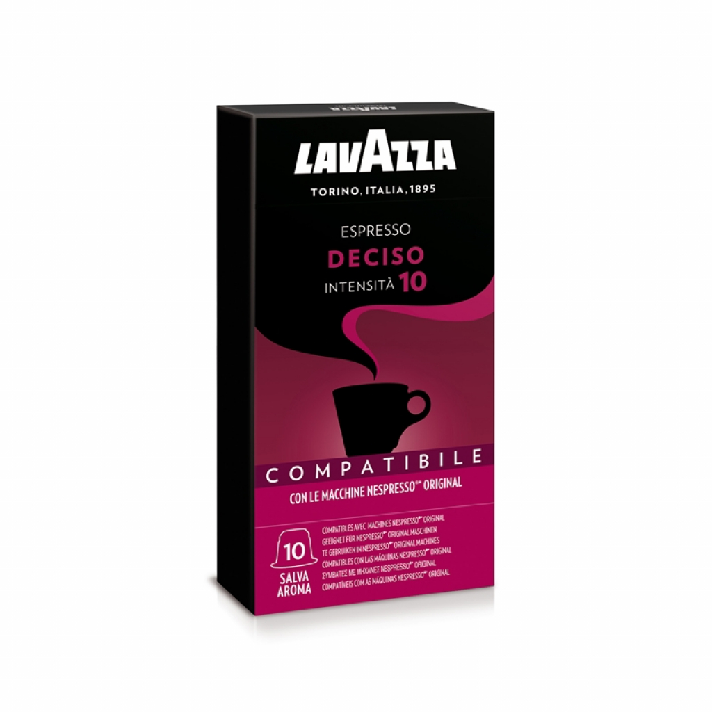 Продукт Lavazza Кафе капсула Nespresso standard, Espresso Deciso, 10 брояна ниска цена с бърза доставка