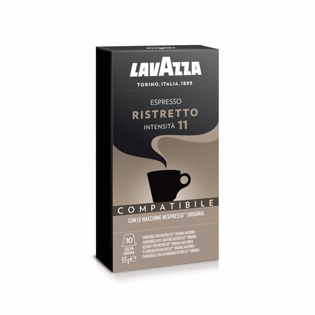 Lavazza Кафе капсула Nespresso standard, Espresso Ristretto, 10 брояна ниска цена с бърза доставка - BestPC.BG