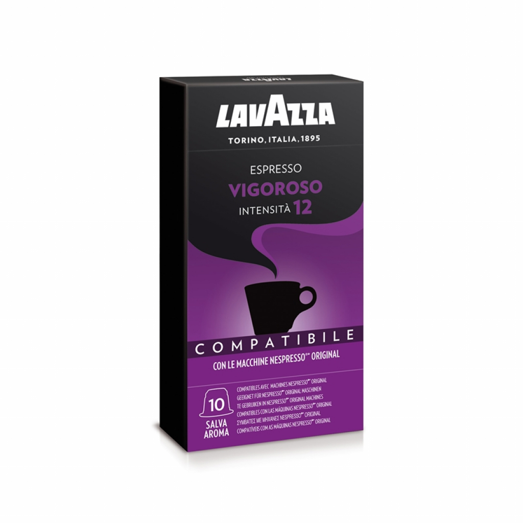 Продукт Lavazza Кафе капсула Nespresso standard, Espresso Vigoroso, 10 брояна ниска цена с бърза доставка - BestPC.BG