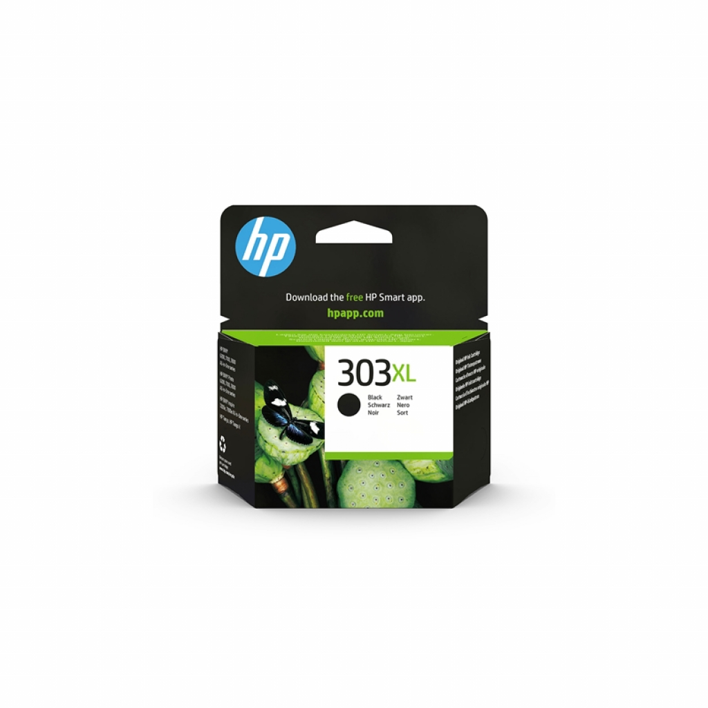 Касета с мастило HP Патрон T6N04AE, No303XL, 600 страници-5%, Blackна ниска цена с бърза доставка - BestPC.BG