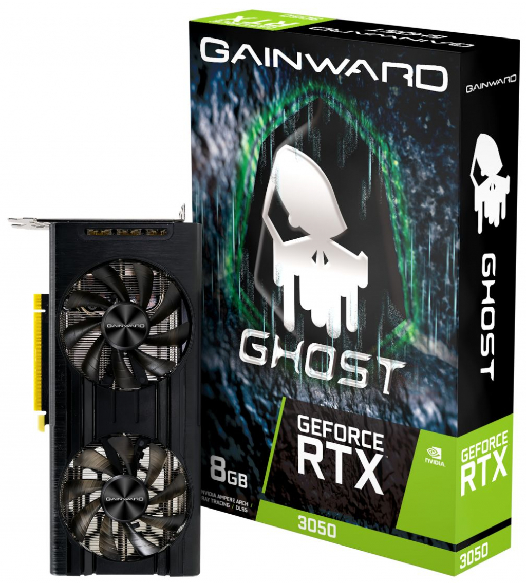 Видеокарта Gainward GeForce RTX 3050 8GB Ghostна ниска цена с бърза доставка