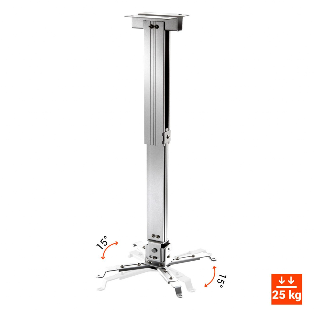 Принадлежност за проектор Стойка за проектор за таван Celexon Multicel 63100S, до 25 кг; регулируема, сивана ниска цена с бърза доставка - BestPC.BG