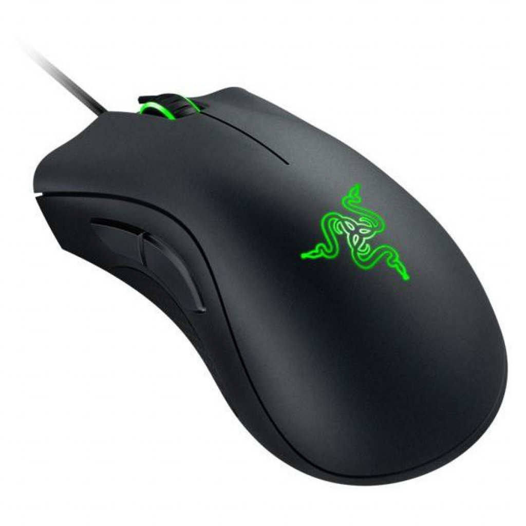 Мишка Геймърска Razer DeathAdder Essential, зелена/Чернана ниска цена с бърза доставка - BestPC.BG