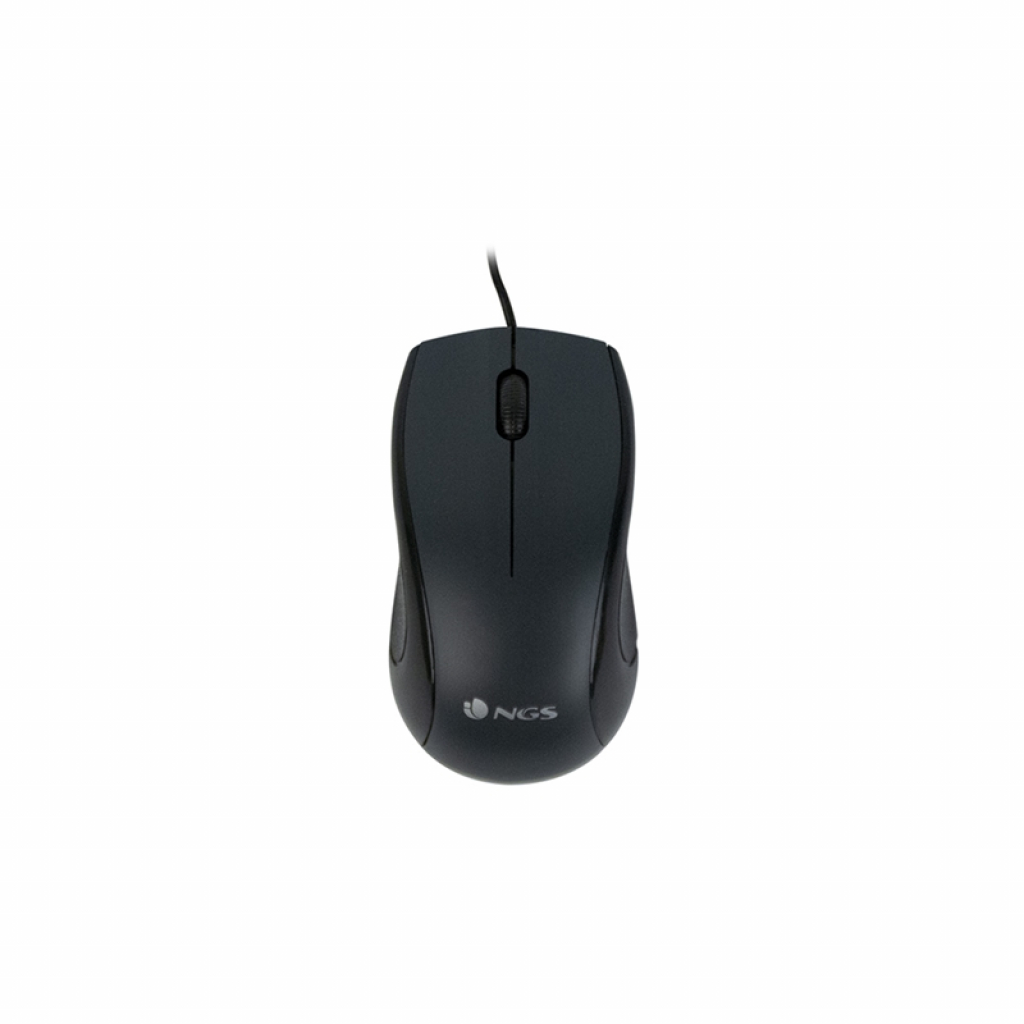 Мишка NGS Mist, с кабел, 1000 dpi, чернана ниска цена с бърза доставка - BestPC.BG