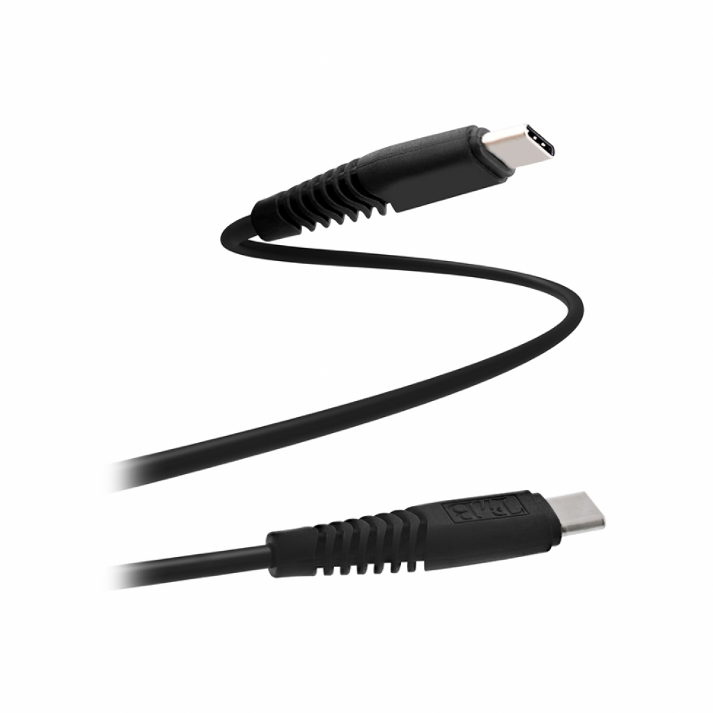 Кабел/адаптер TNB Кабел, USB Type-C към USB Type-C, 1 m, черенна ниска цена с бърза доставка