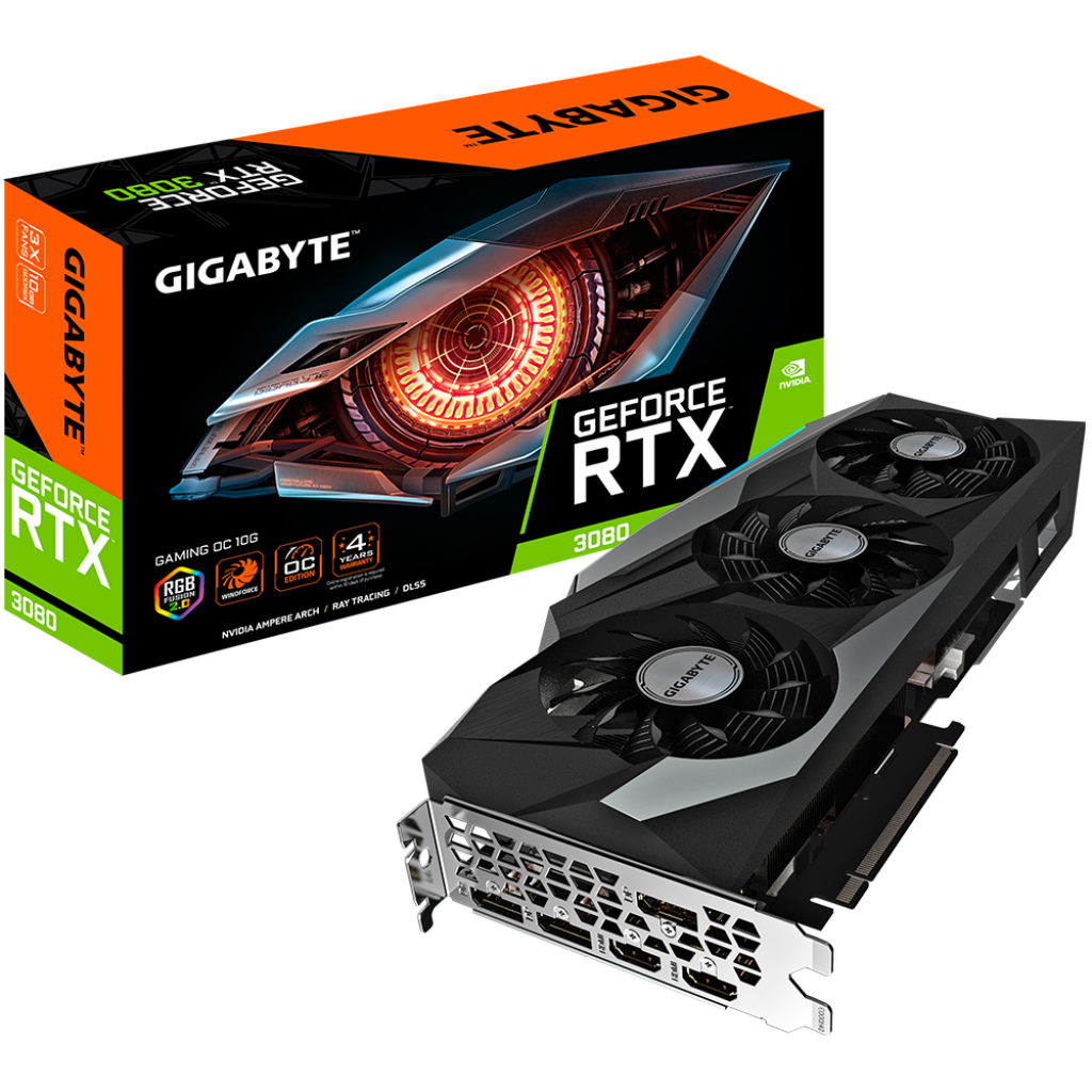Видеокарта GIGABYTE GeForce RTX™ 3080 GAMING OC 10G (rev. 2.0)на ниска цена с бърза доставка - BestPC.BG