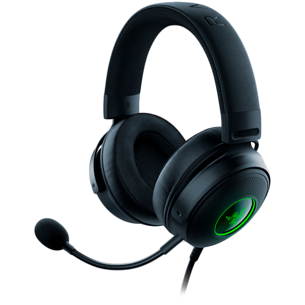 Слушалки Геймърски Razer Kraken V3 HyperSense, Gaming Headset, TriForce Titaniumна ниска цена с бърза доставка - BestPC.BG
