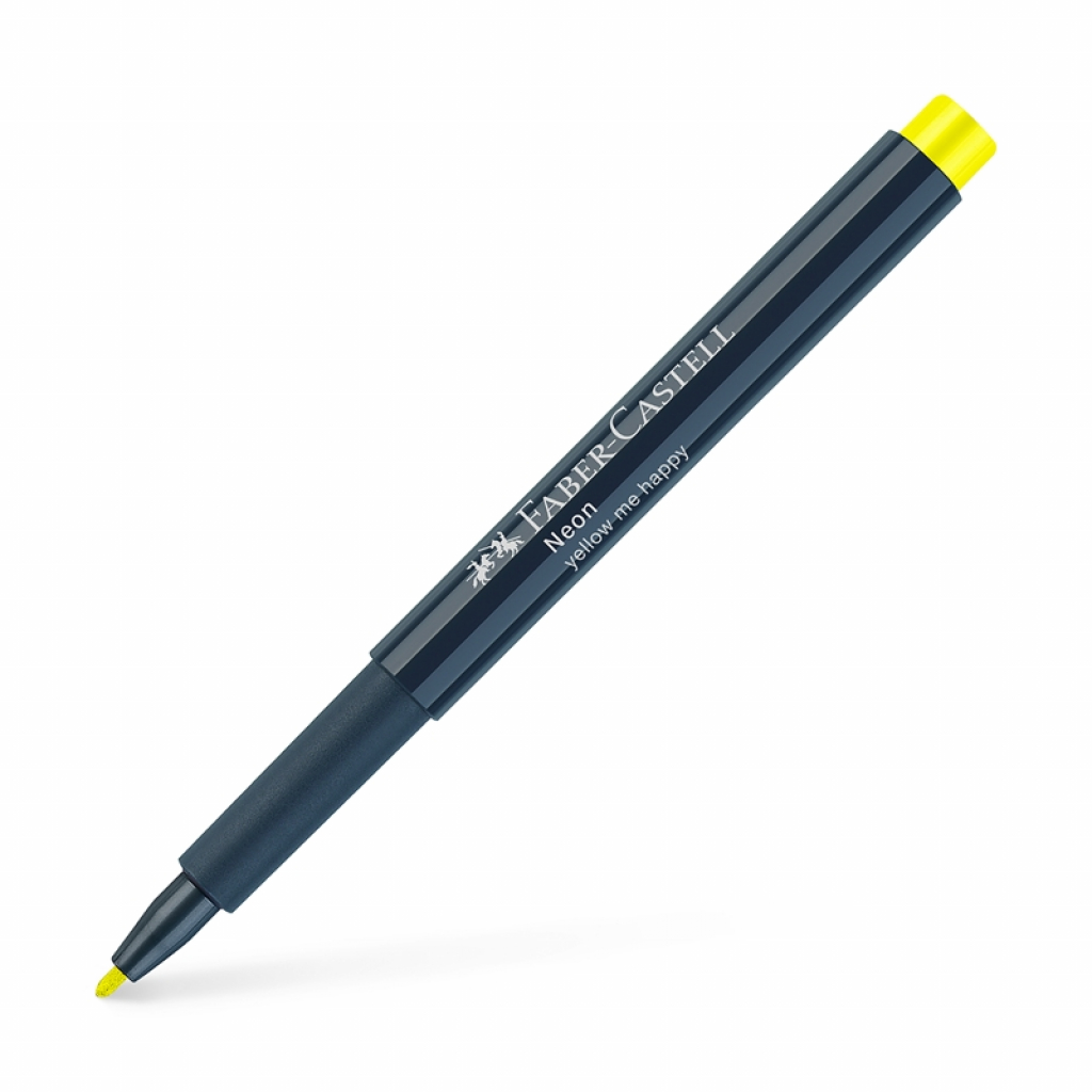Канцеларски продукт Faber-Castell Маркер, объл, 1.5 mm, неон, жълтна ниска цена с бърза доставка