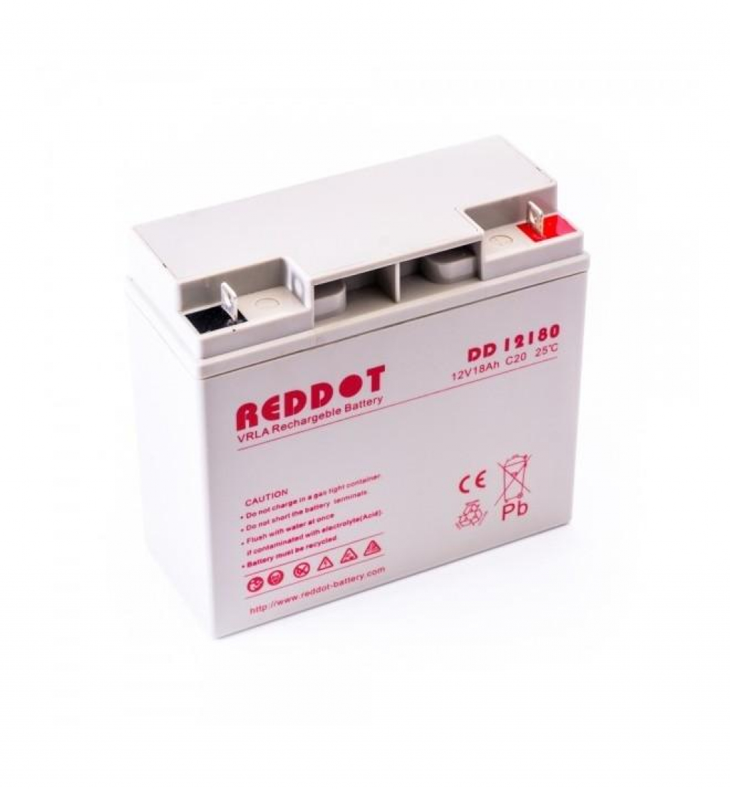 Оловна Батерия REDDOT 12V - 18Ah - 181 - 76 - 167mm AGMна ниска цена с бърза доставка - BestPC.BG
