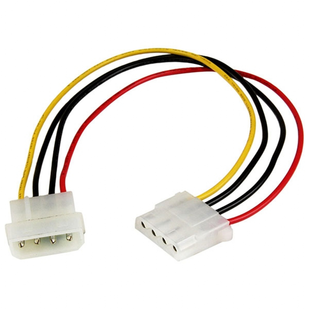 Кабел/адаптер Power cable Molex 4pin M-F 0.2mна ниска цена с бърза доставка - BestPC.BG