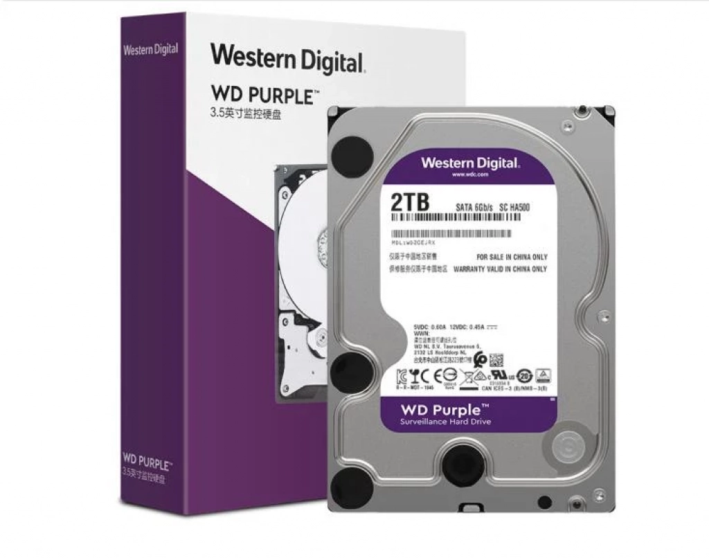 HDD за DVR-видеонаблюдение Твърд диск WD Western Digital WD20EJRX, 3.5", 2TB, 5400RPMна ниска цена с бърза доставка - BestPC.BG