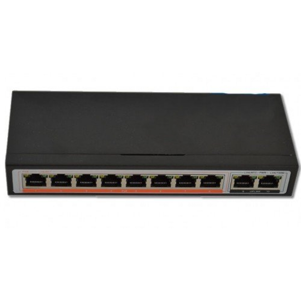 Аксесоар за камера POE мрежов комутатор 10-портов Суич на ниска цена с бърза доставка - BestPC.BG