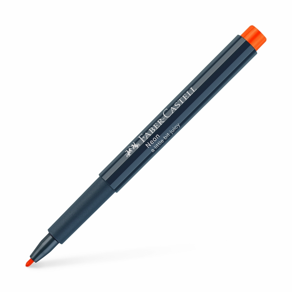 Канцеларски продукт Faber-Castell Маркер, объл, 1.5 mm, неон, оранжевна ниска цена с бърза доставка