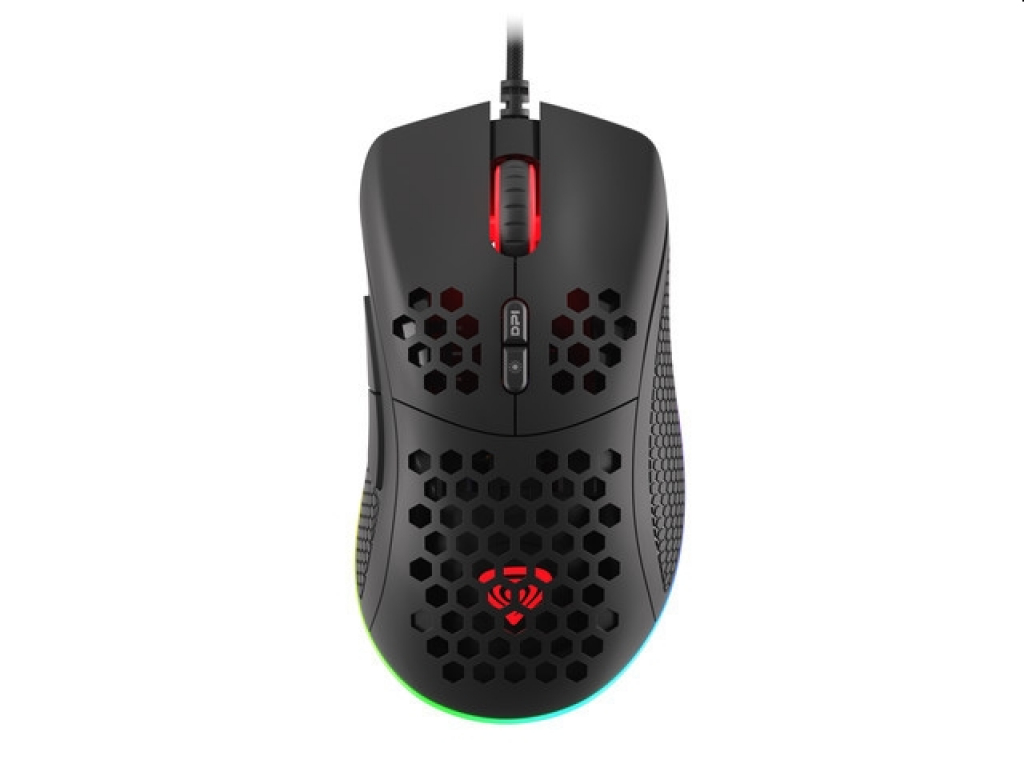 Мишка Genesis Gaming Mouse Krypton 555 8000DPI RGB Black Softwareна ниска цена с бърза доставка