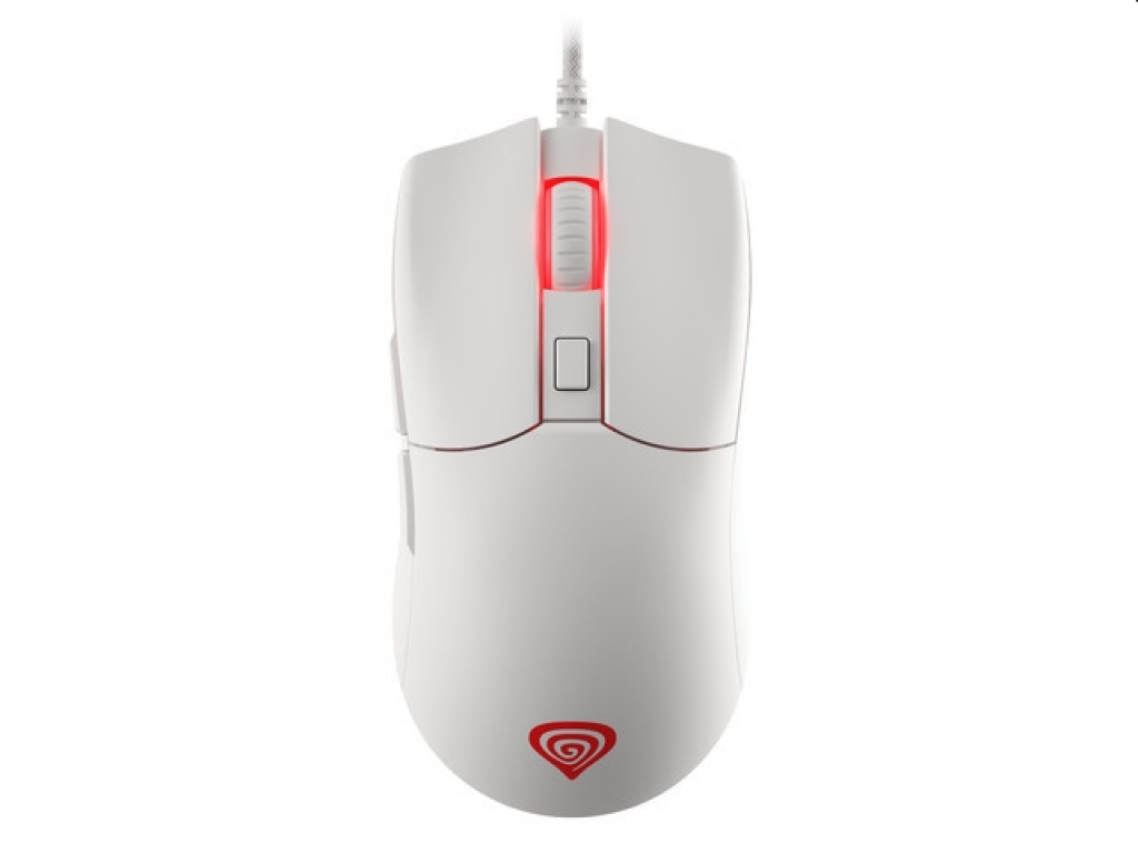 Мишка Genesis Gaming Mouse Krypton 8000DPI RGB Ultralight White PAW3333на ниска цена с бърза доставка