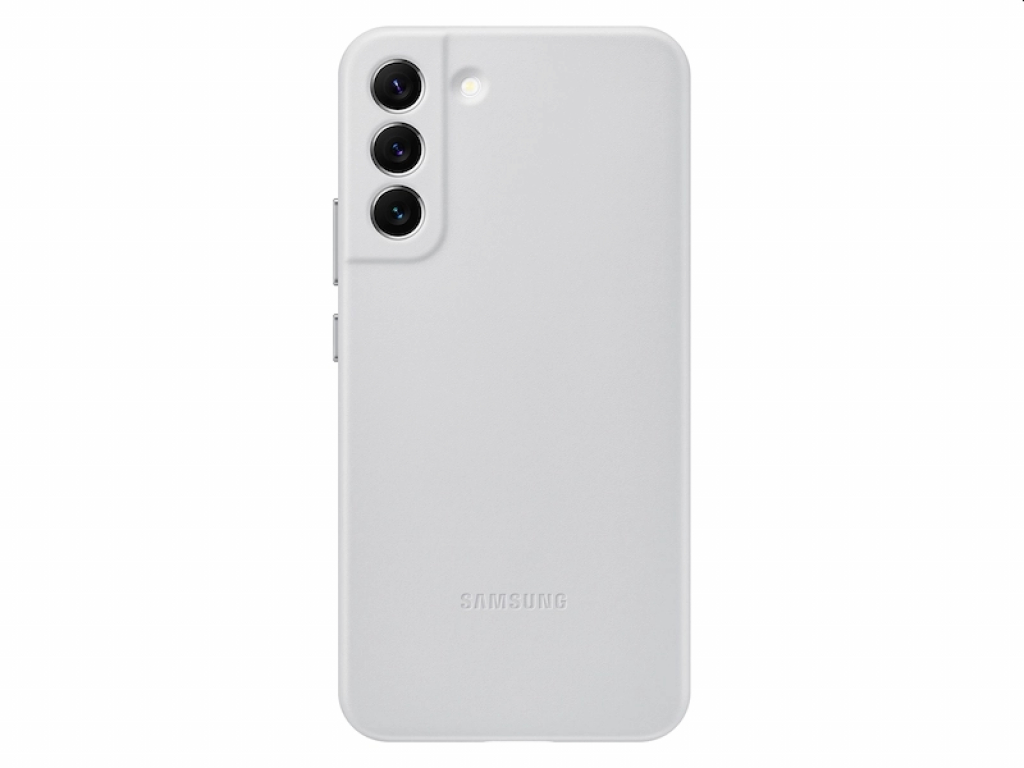 Калъф за смартфон Samsung S22+ S906 Leather Cover, Light Grayна ниска цена с бърза доставка