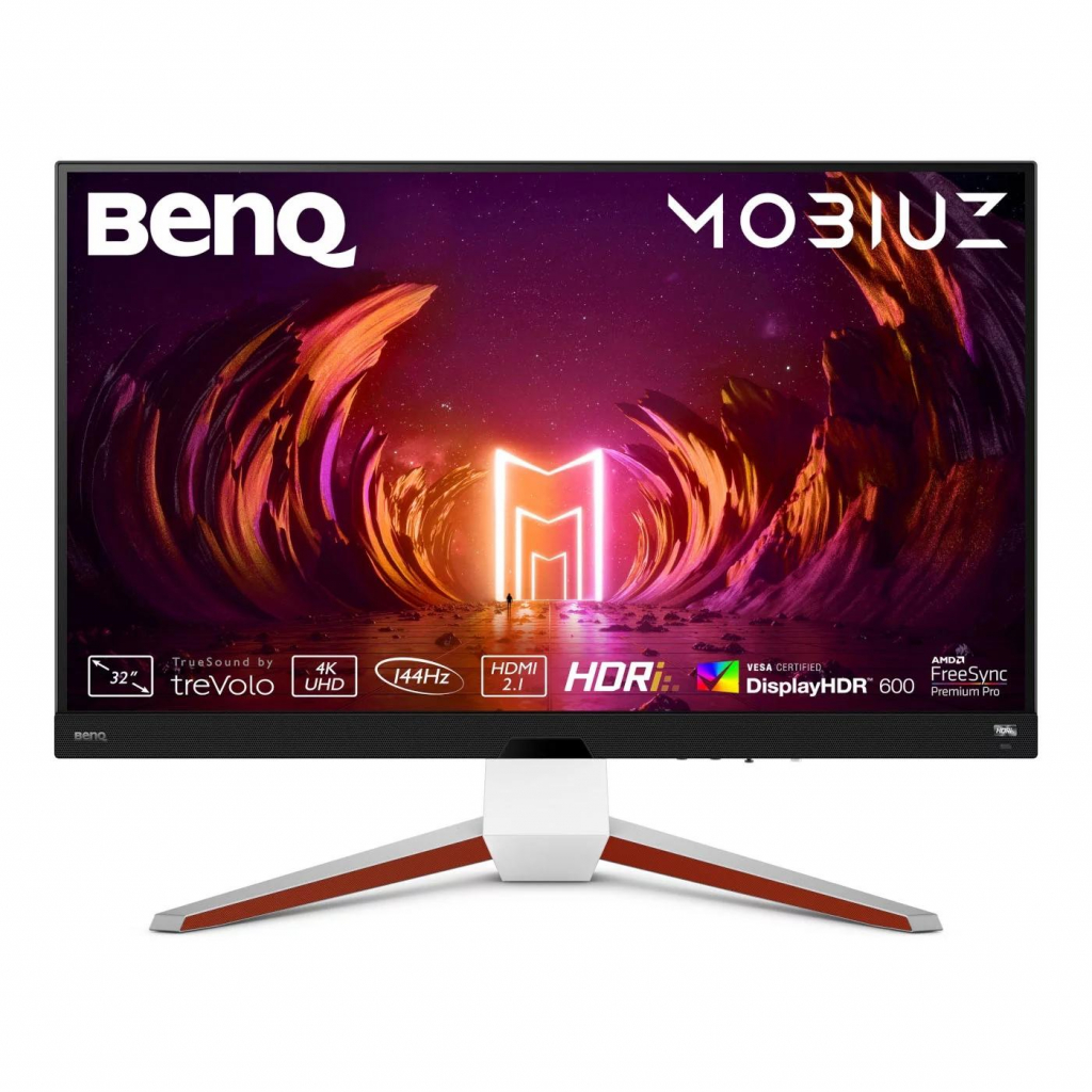 Монитор BenQ EX3210U MOBIUZ 144Hz, IPS, 32 inch, Wide, 4K, 2ms, HDR10, HDMI, DisplayPort, Бялна ниска цена с бърза доставка - BestPC.BG