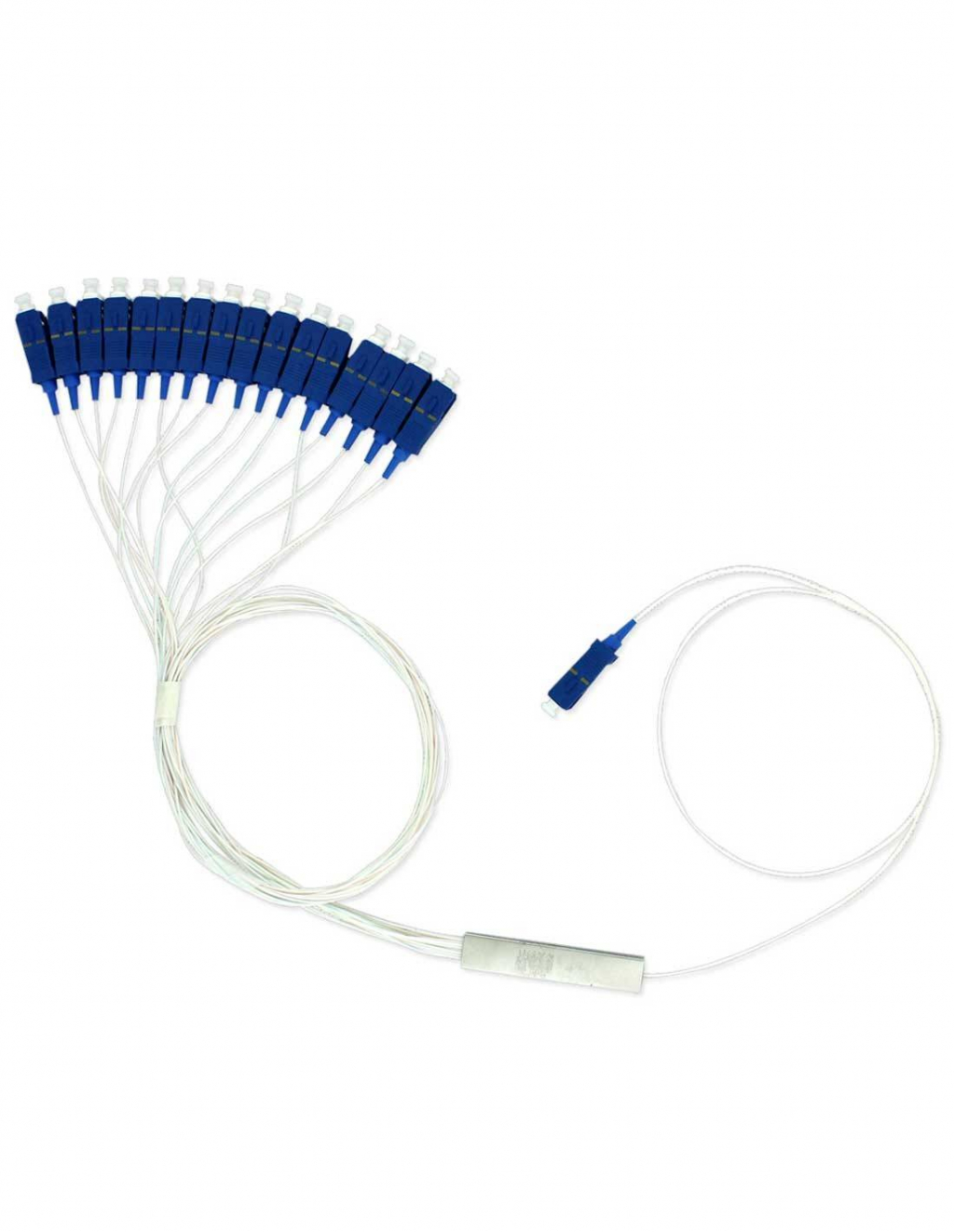 Оптичен сплитер PLC 1x16 с SC-UPC конекторина ниска цена с бърза доставка - BestPC.BG