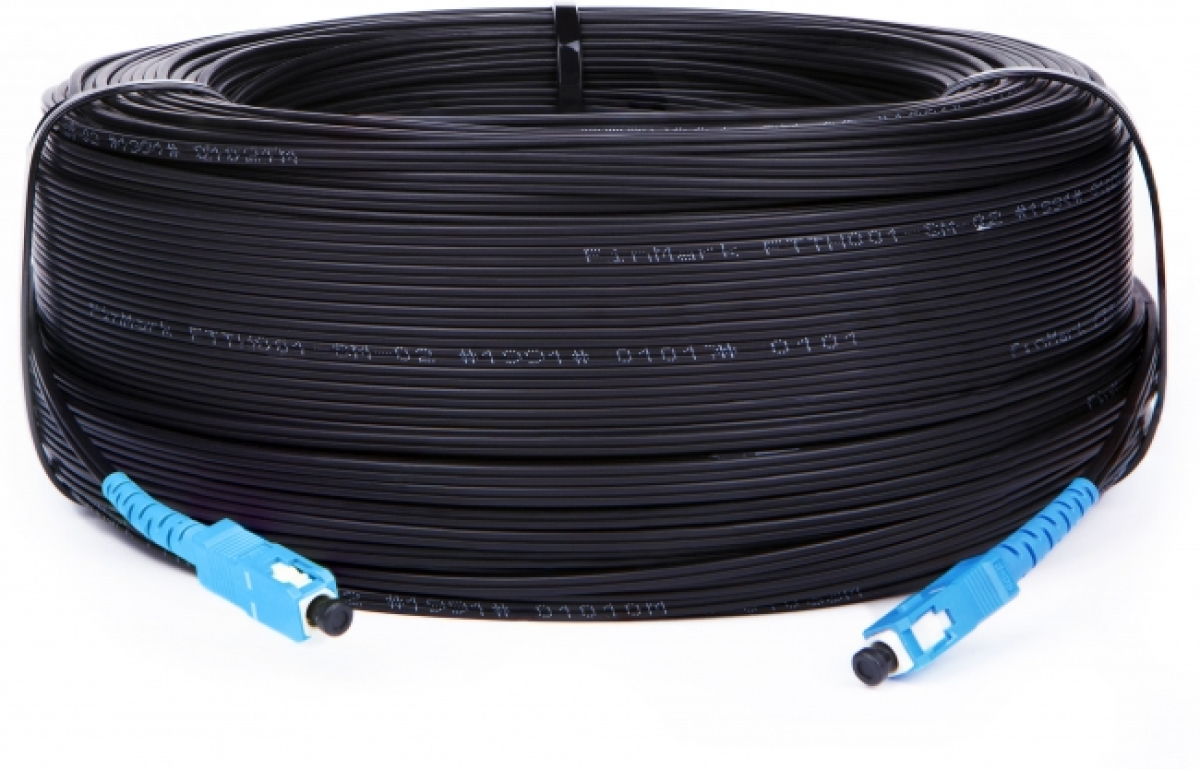 Армирана оптична корда SC-SC сингъл мод OS2, 3 мм, 100 метрана ниска цена с бърза доставка - BestPC.BG