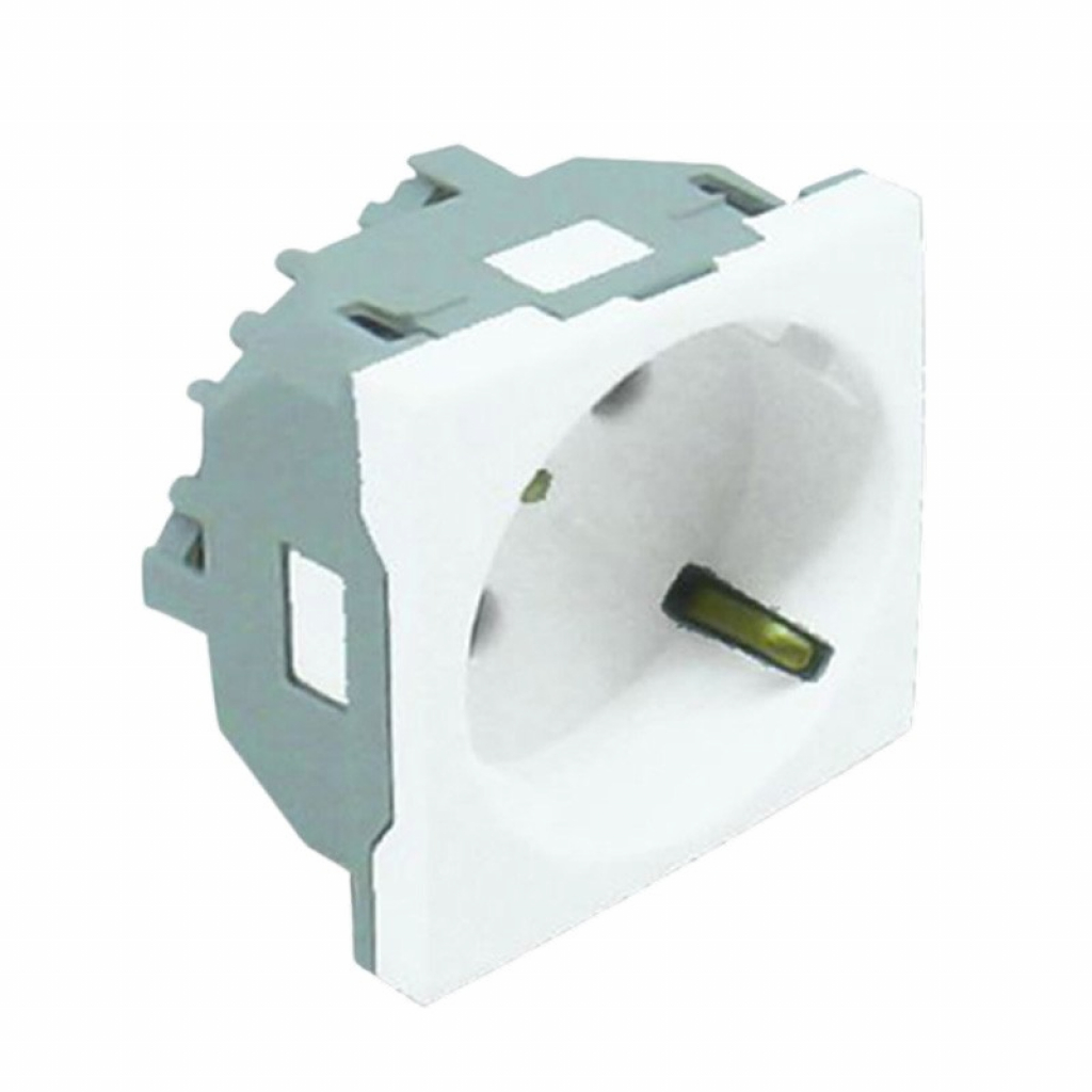 Продукт Контакт Шуко 45х45 мм, немски стандарт, алуминийна ниска цена с бърза доставка - BestPC.BG