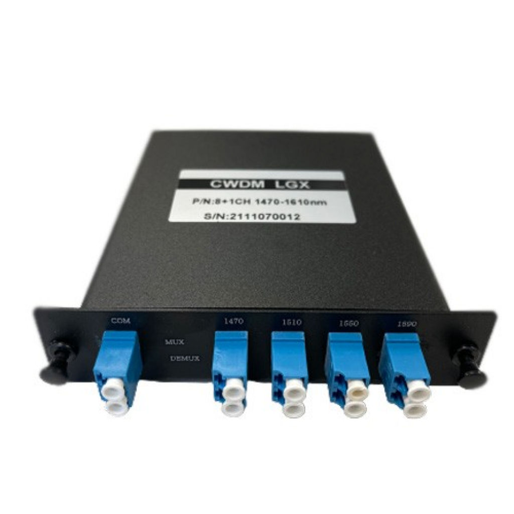 Оптичен сплитер CWDM мултиплексор 8 канала, 1470-1610 nm, LC-UPC, LGX касетана ниска цена с бърза доставка - BestPC.BG